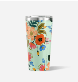 Corkcicle Tumbler 16 Rifle Paper Gloss Mint Lively Floral