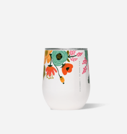 Stemless 12 Gloss Cream Lively Floral Rifle Paper