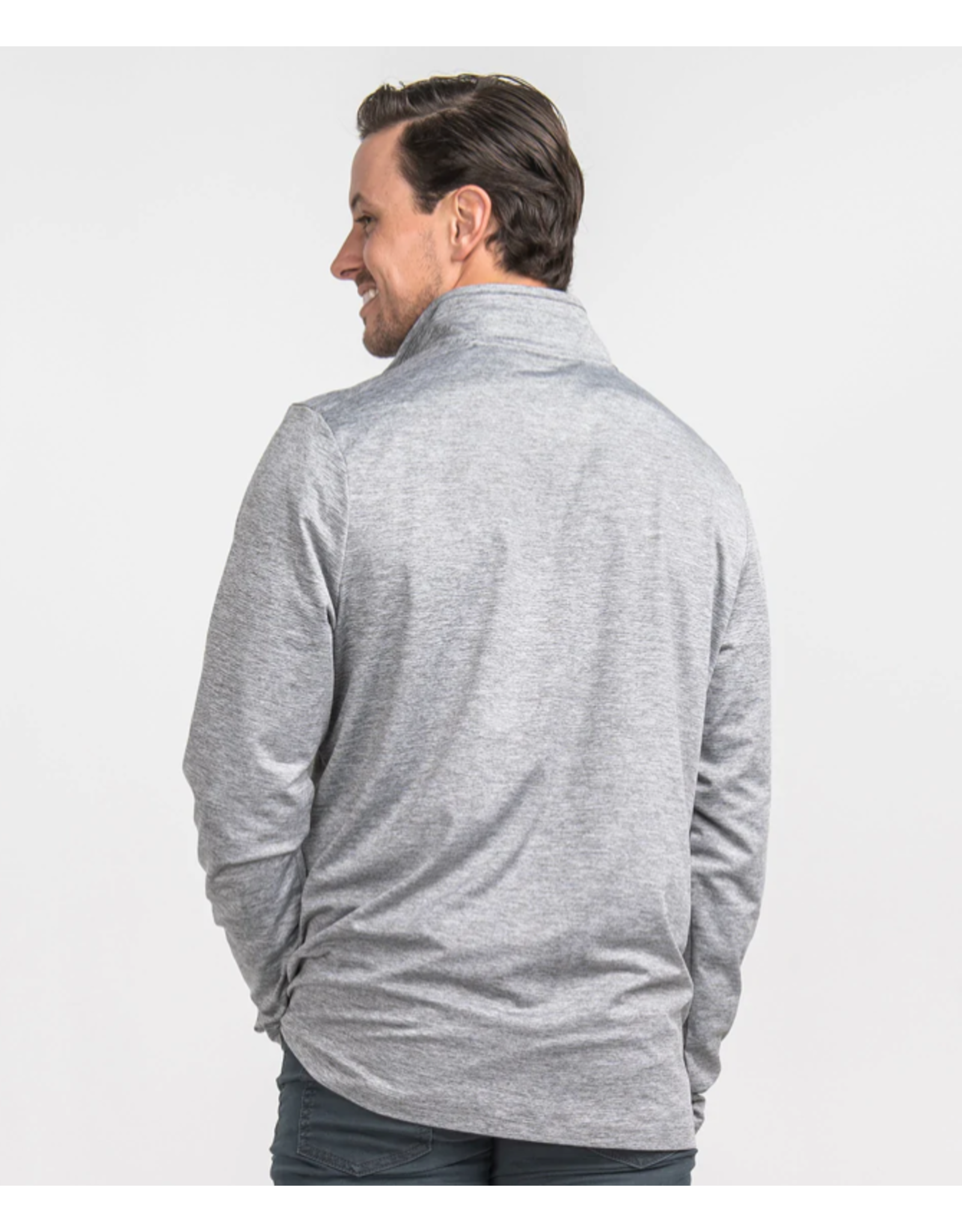 Southern Shirt Company Back Nine Pullover Frost Gray