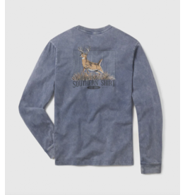 Southern Shirt Company Whitetail Woods Tee LS Pacific Blue