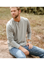 Southern Shirt Company Max Comfort Henley LS Alloy