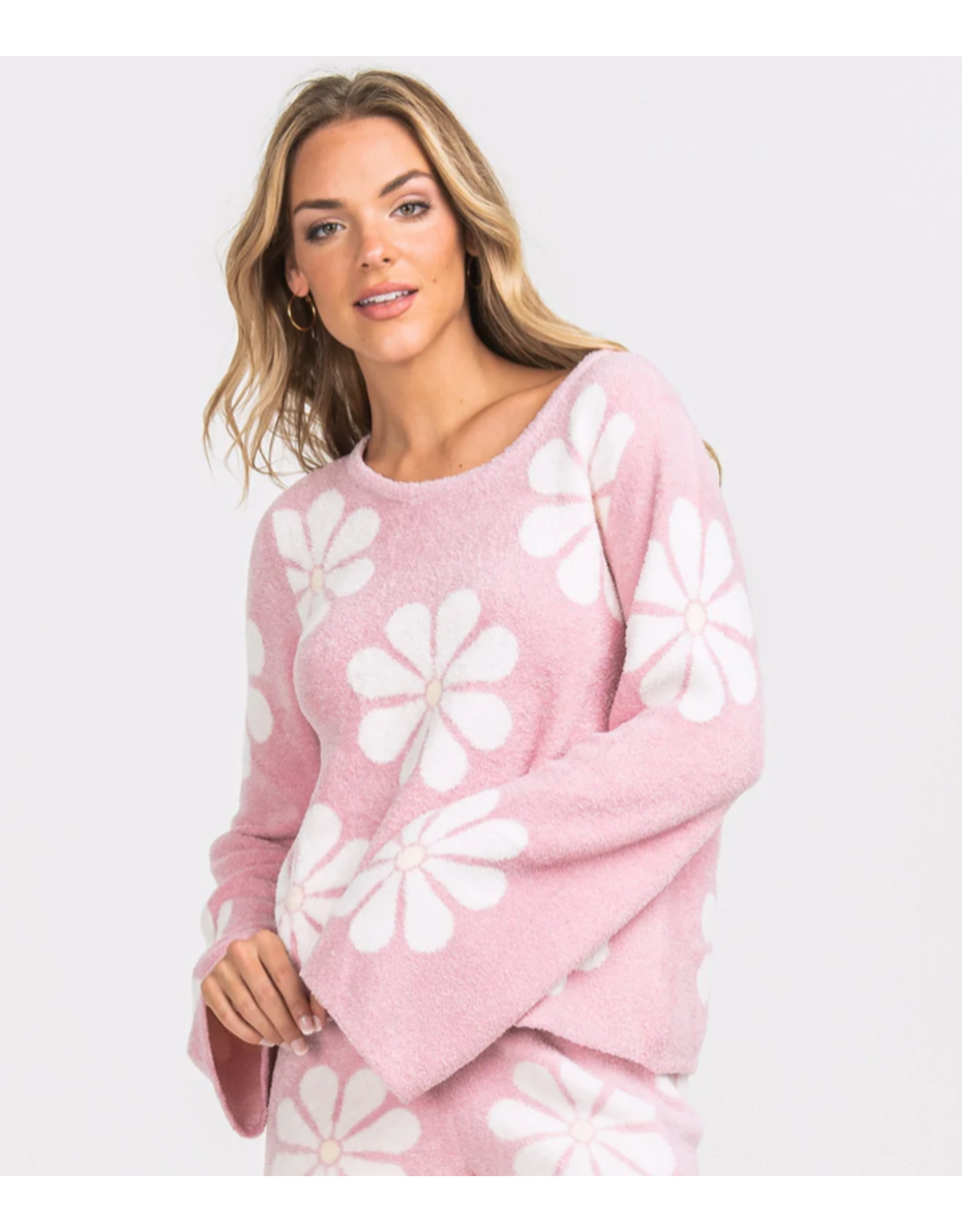 Dreamluxe Printed Sweater Flower Power