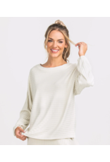 Southern Shirt Company Ribbed Sincerely Soft Bella Top Linen