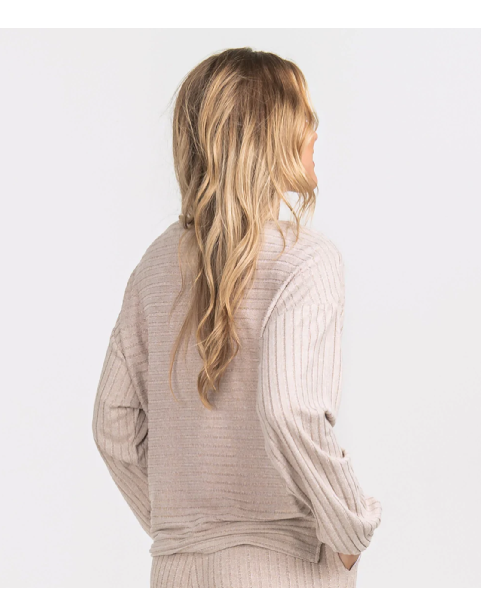 Southern Shirt Company Ribbed Sincerely Soft Bella Top Autumn Glaze