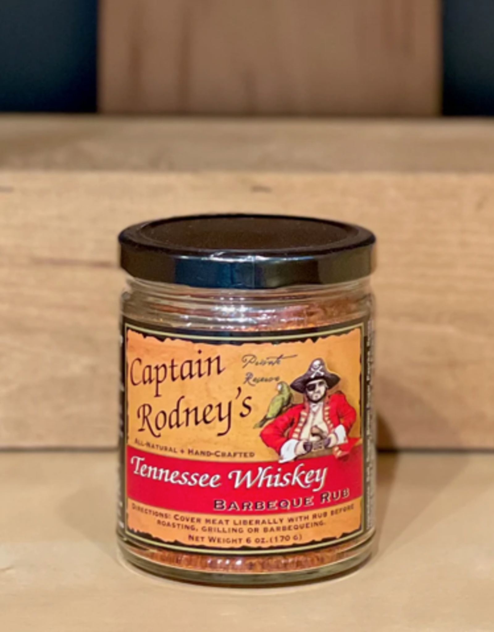 Captain Rodney's Private Reserve Tennessee Whiskey Barbeque Rub