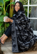 Cozychic Camo Throw Carbon Multi