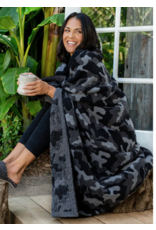 Cozychic Camo Throw Carbon Multi