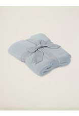 Barefoot Dreams Cozychic Lite Ribbed Baby Blanket Blue
