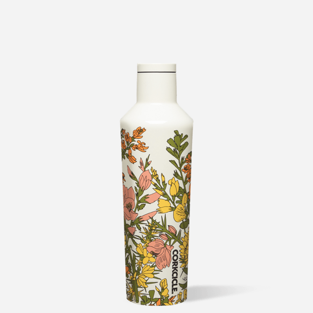 Corkcicle 16 oz Mug-Cream Wildflower