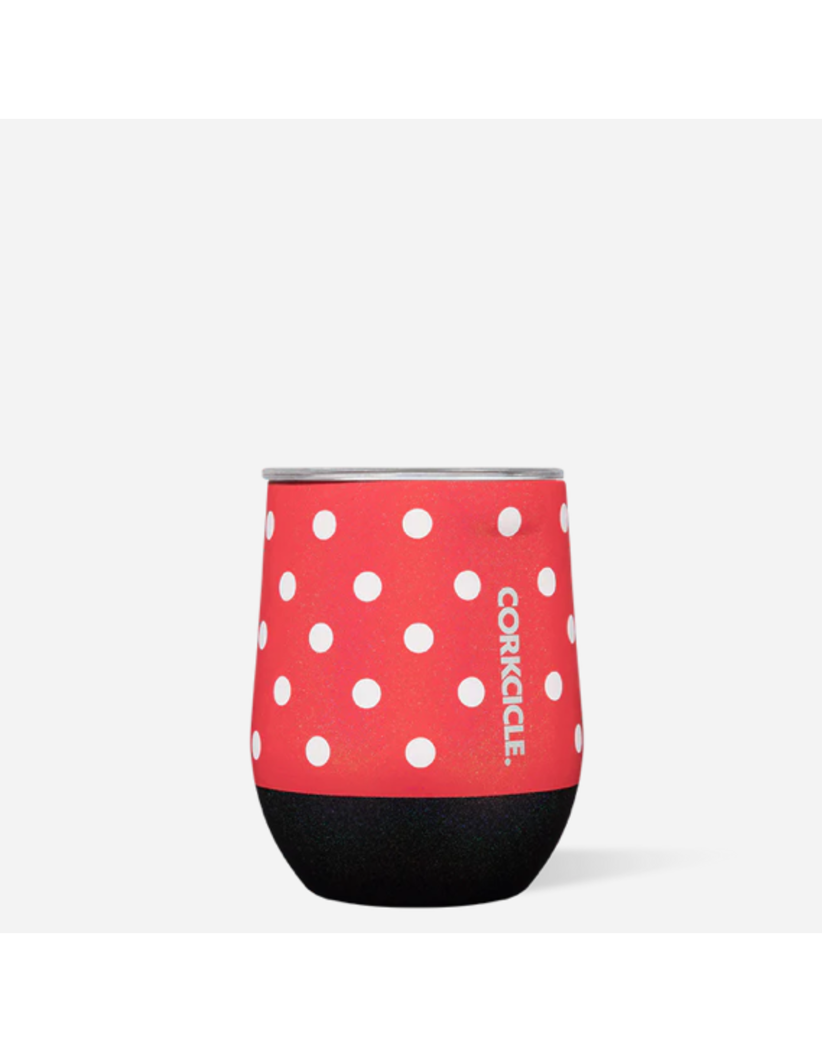 Corkcicle Minnie Mouse Polka Dot Red Stemless 12oz