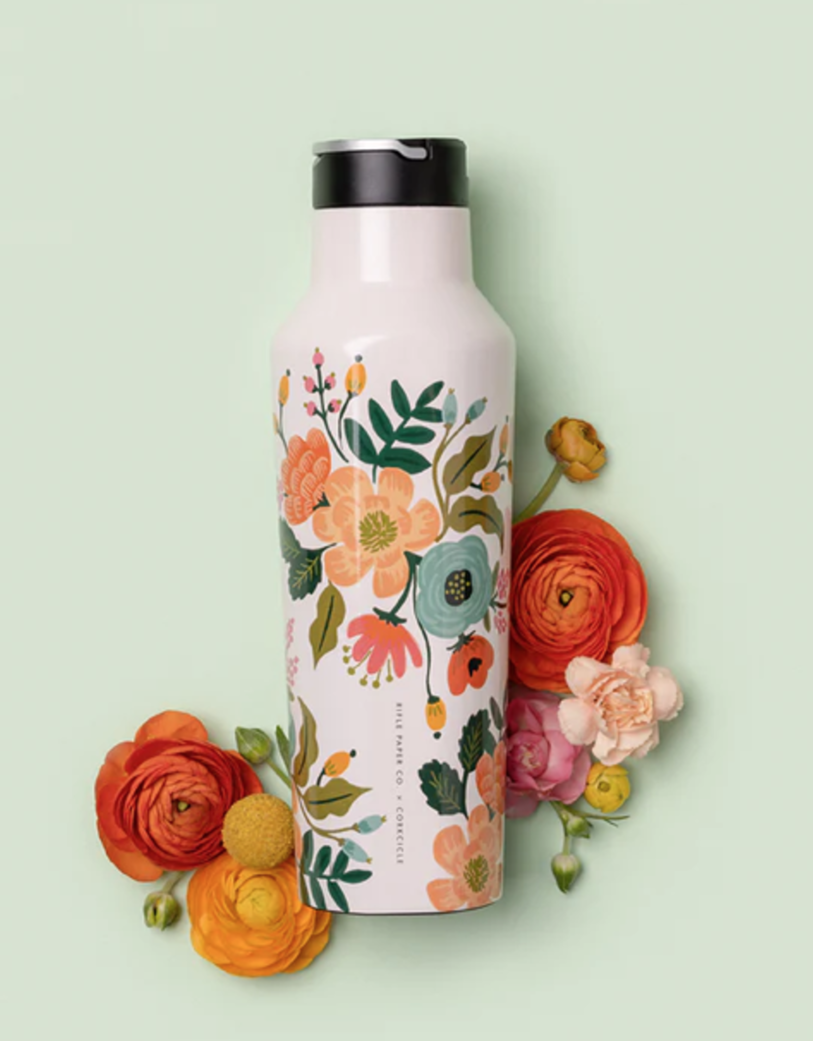 Sport Canteen 20oz Rifle Paper Gloss Cream Lively Floral