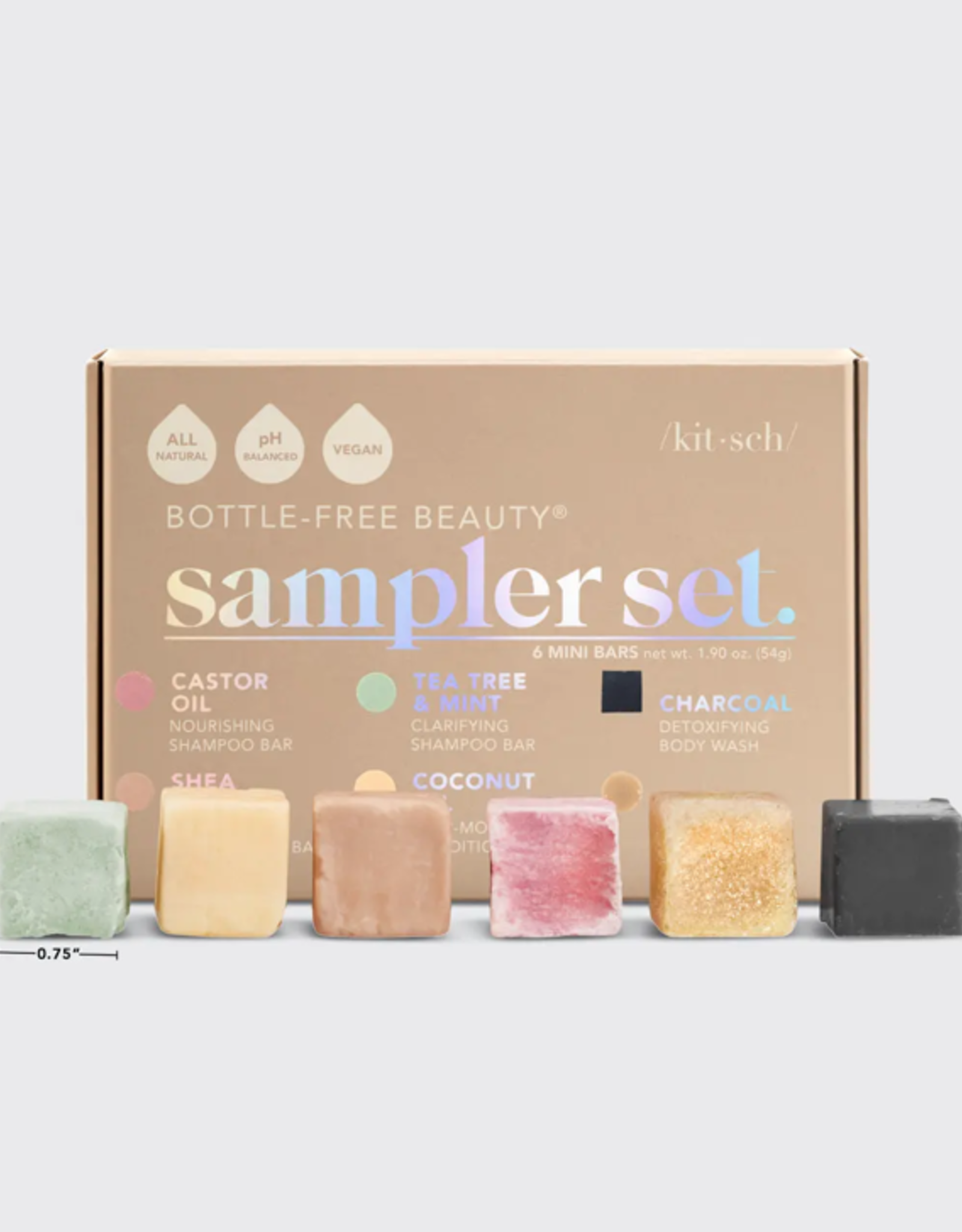 Bottle-Free Beauty Sampler 6pc Set