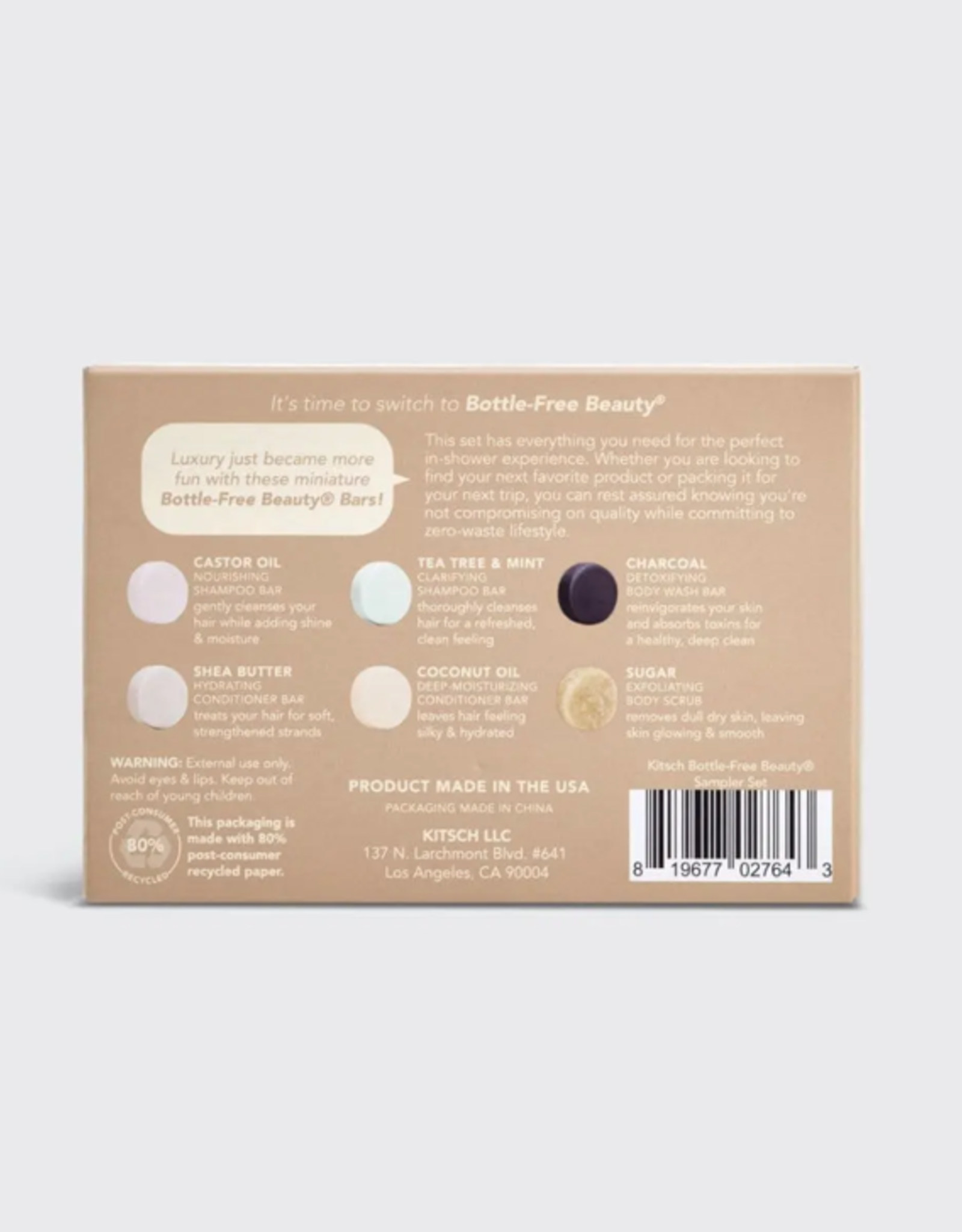Bottle-Free Beauty Sampler 6pc Set
