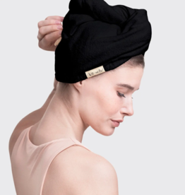 Eco Friendly Hair Towel Black