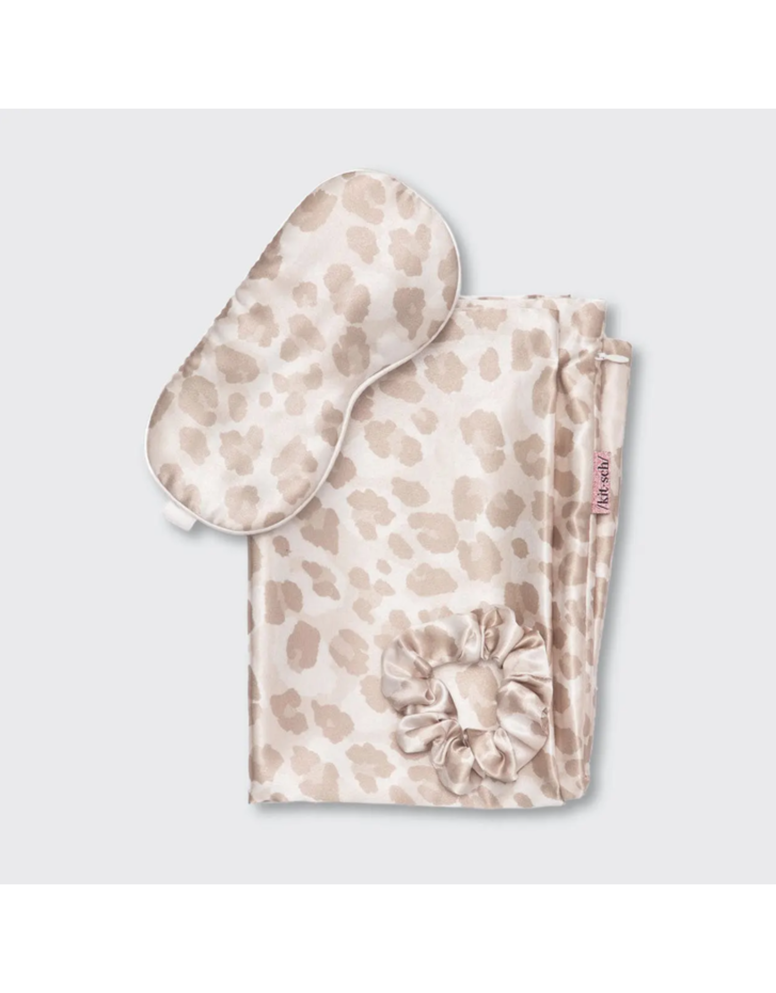 Satin Sleep Set Leopard Monograms Plus Cullman