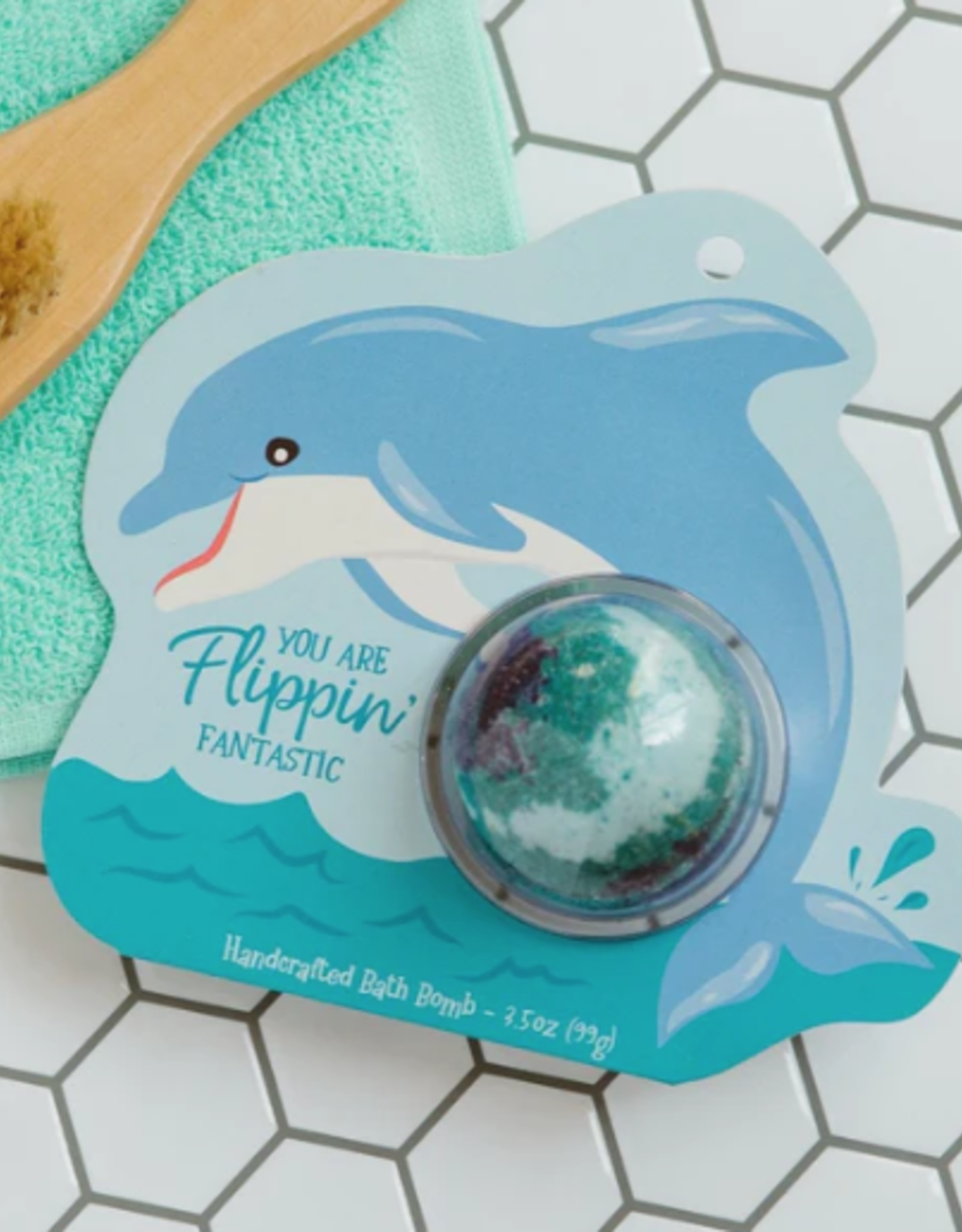 Bath Bomb Dolphin
