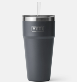 Rambler 26oz Straw Cup Charcoal