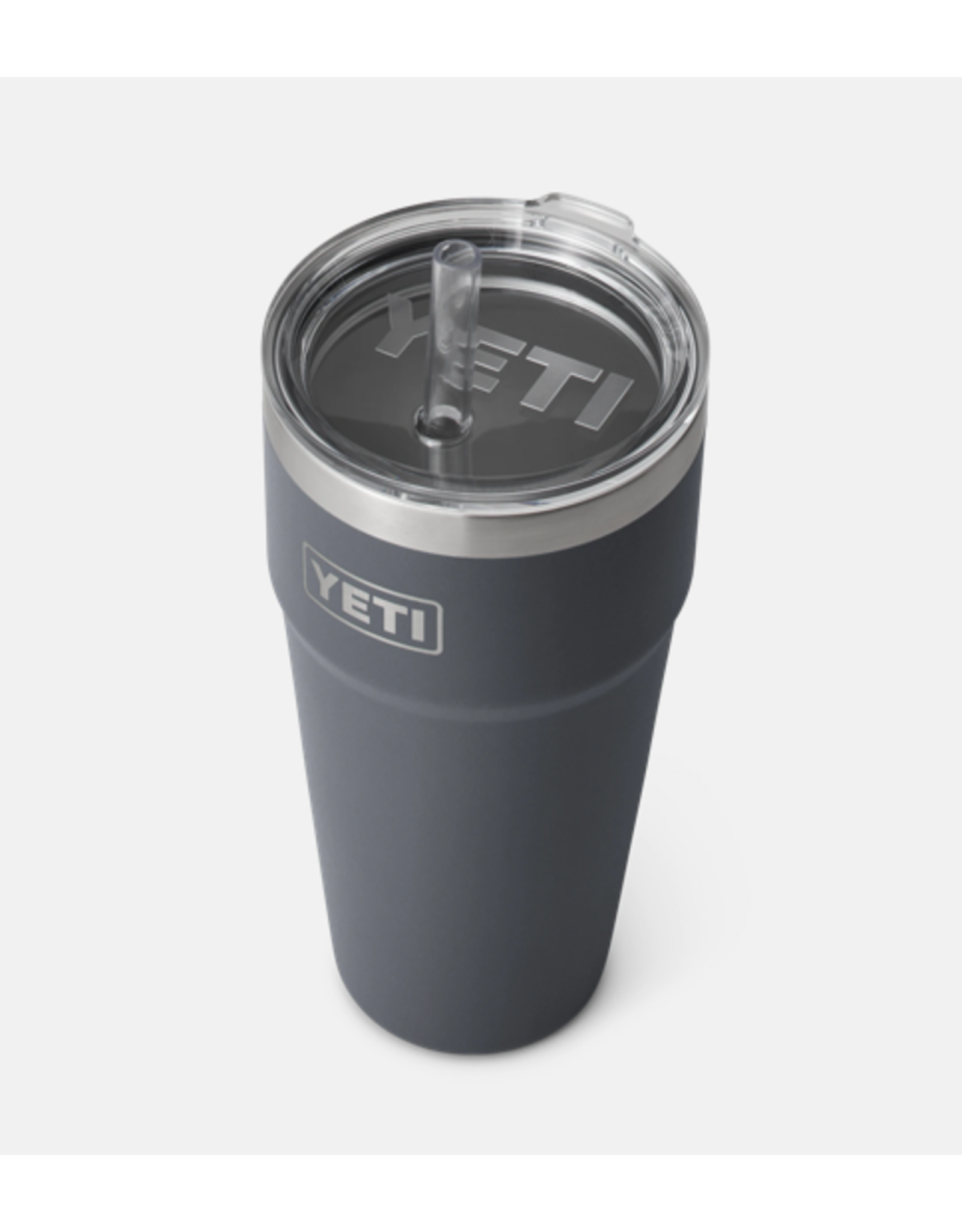 YETI Rambler 26oz Straw Cup: Charcoal