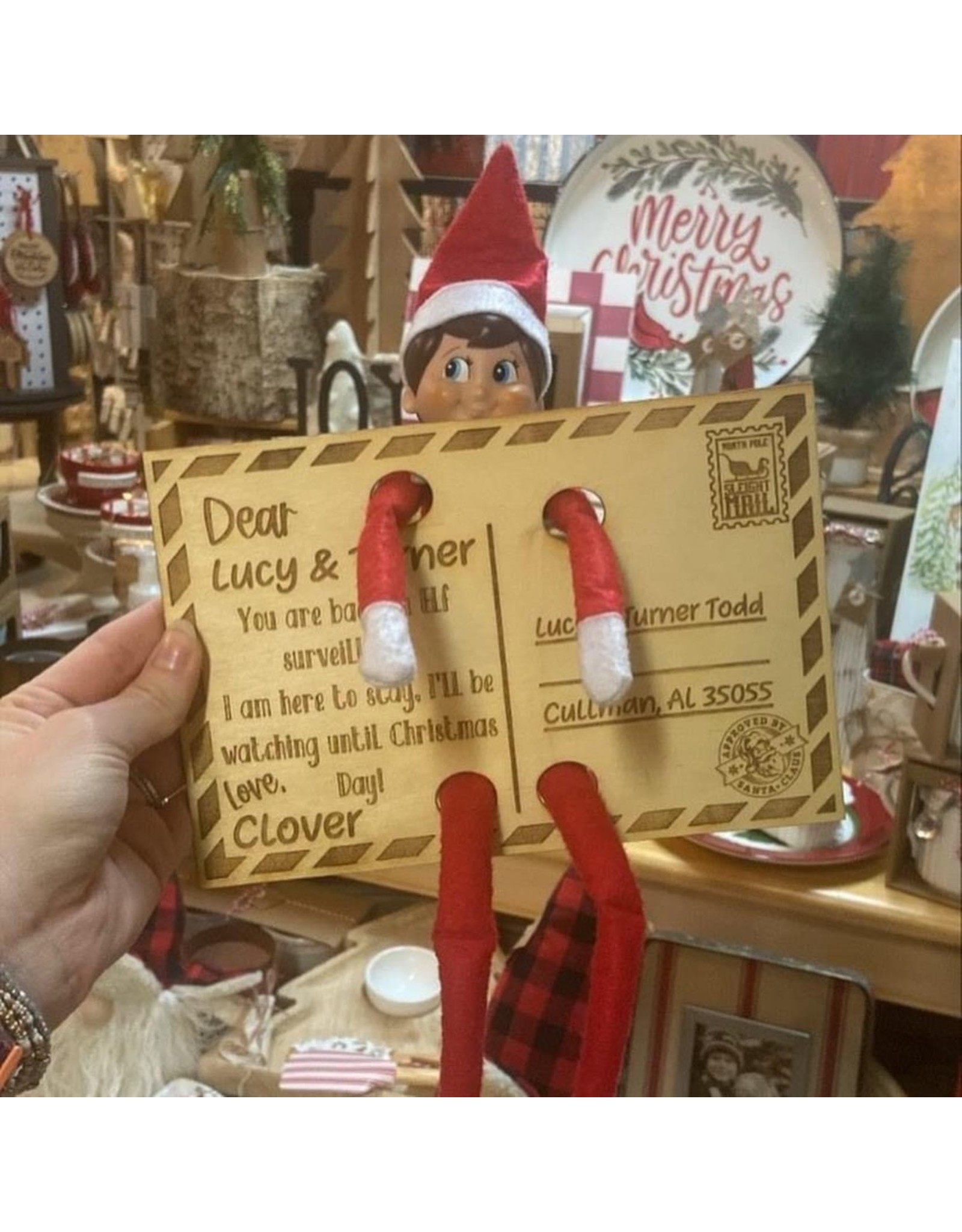 Elf Postcard Engraving - Monograms Plus Cullman
