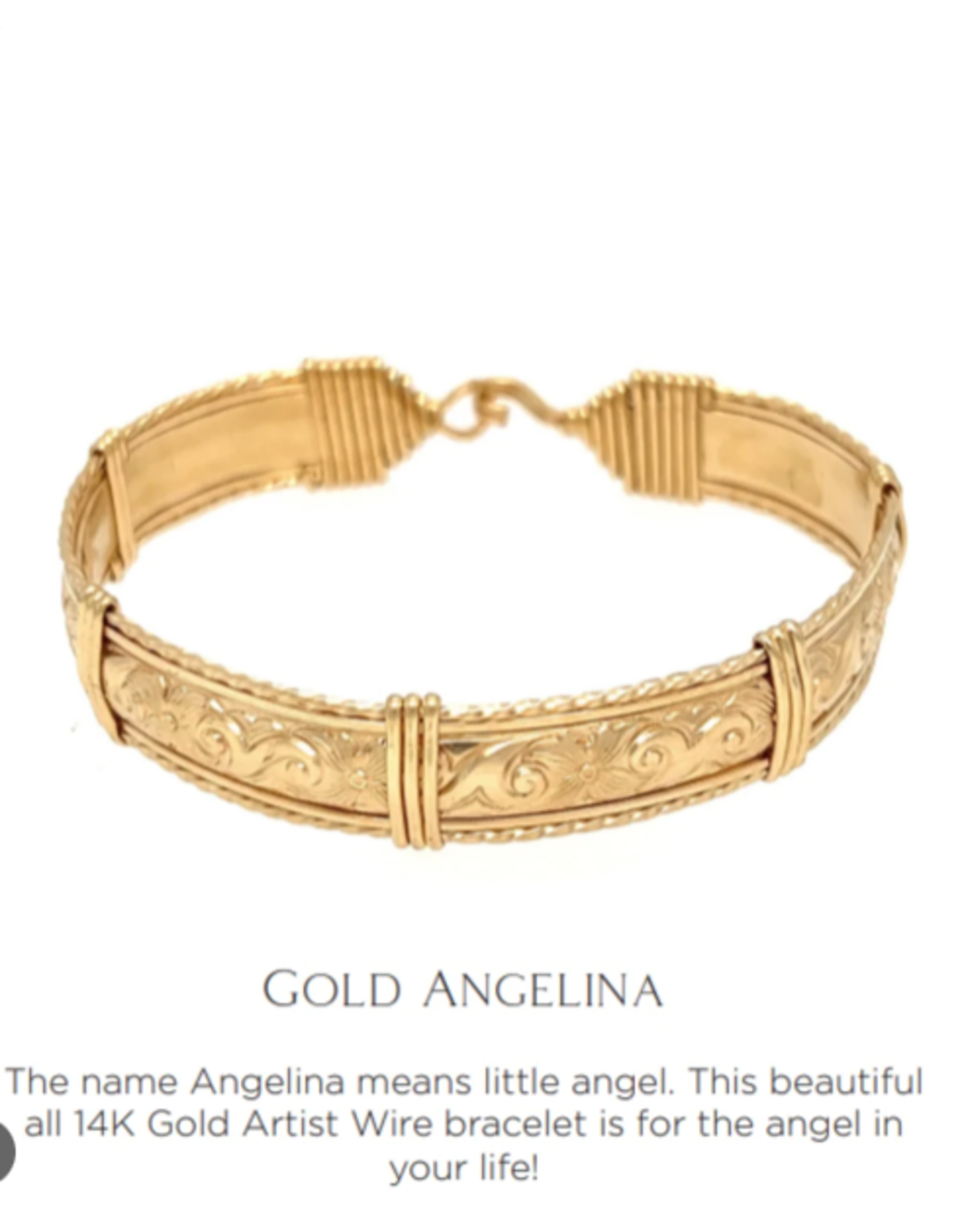 Ronaldo Angelina Gold Bracelet