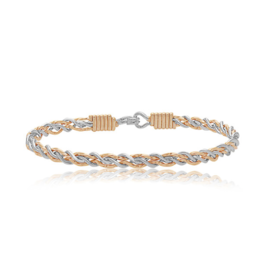 Lean On Me Gold/ Silver Bracelet
