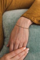Lean On Me Gold/ Silver Bracelet