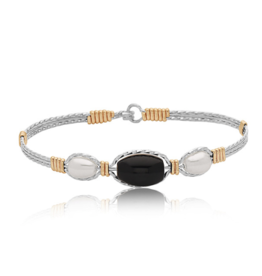 Trinity Bracelet Silver w/ Gold