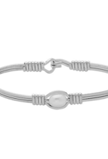 Pearl Of My Heart Bracelet All Silver