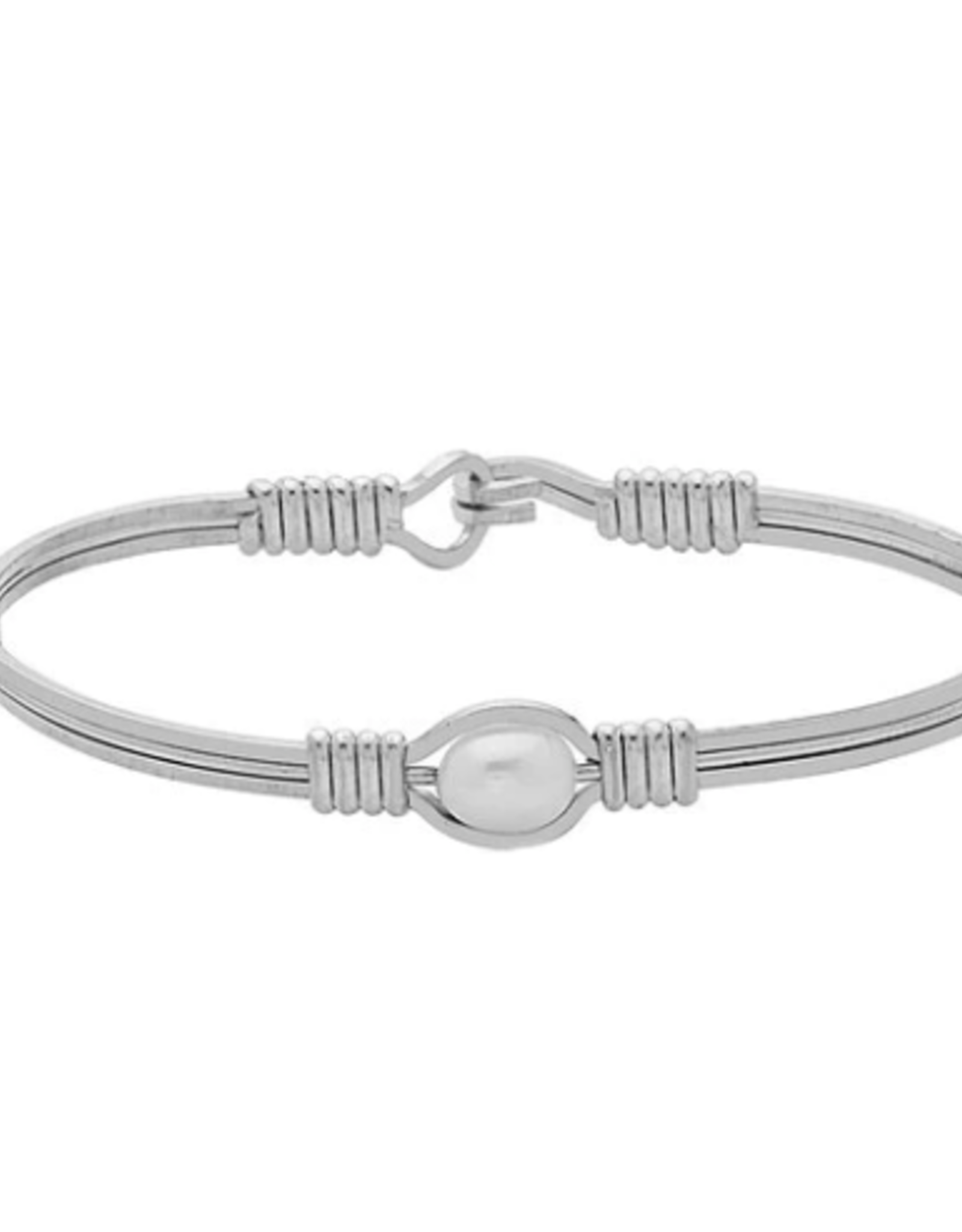 Pearl Of My Heart Bracelet All Silver