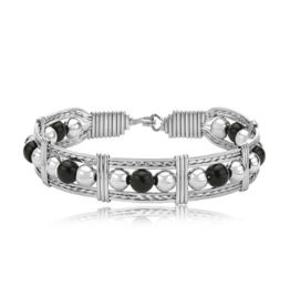 Dream In Color Bracelet Silver/ Black Onyx