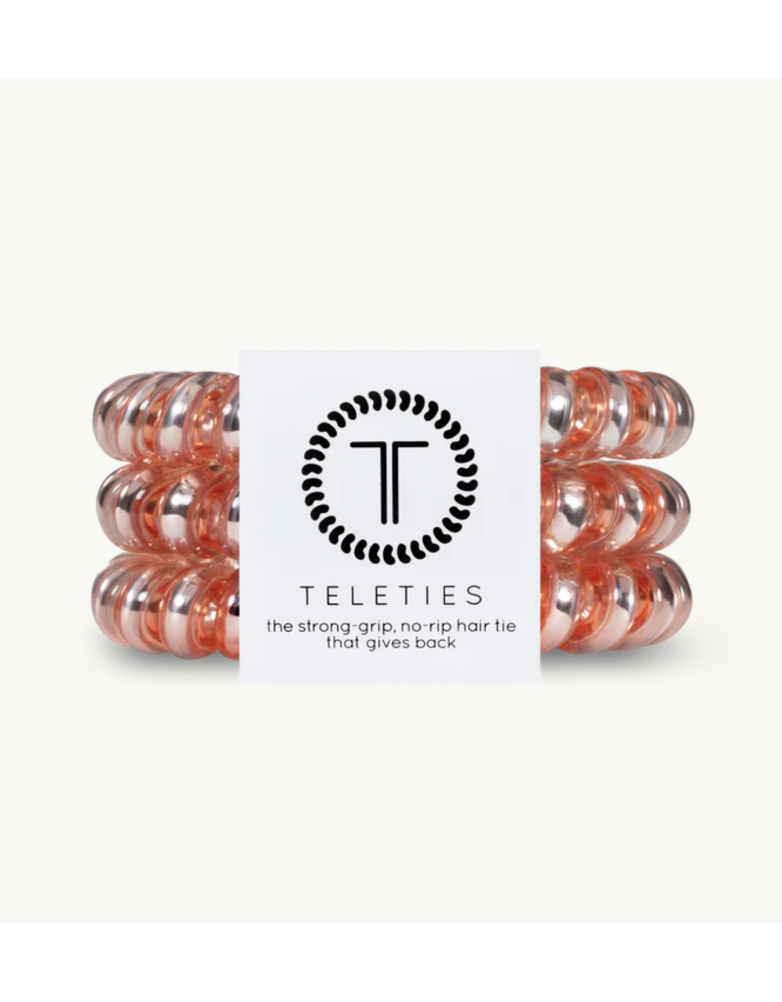 Teleties 3PK Millennial Pink LG