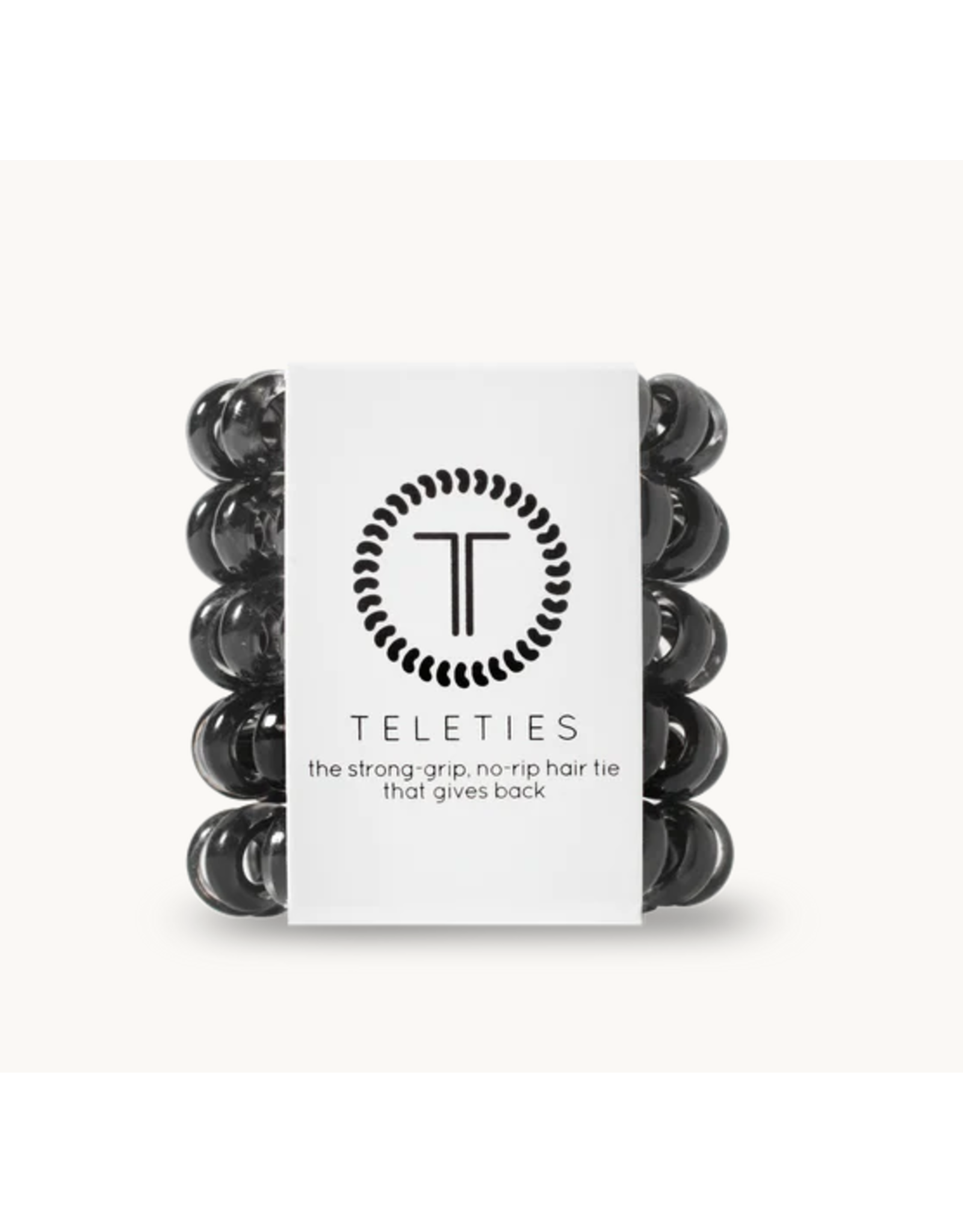 Teleties 5pk Jet Black Tiny