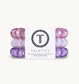 Teleties 3 Pk Pink Thistle LG