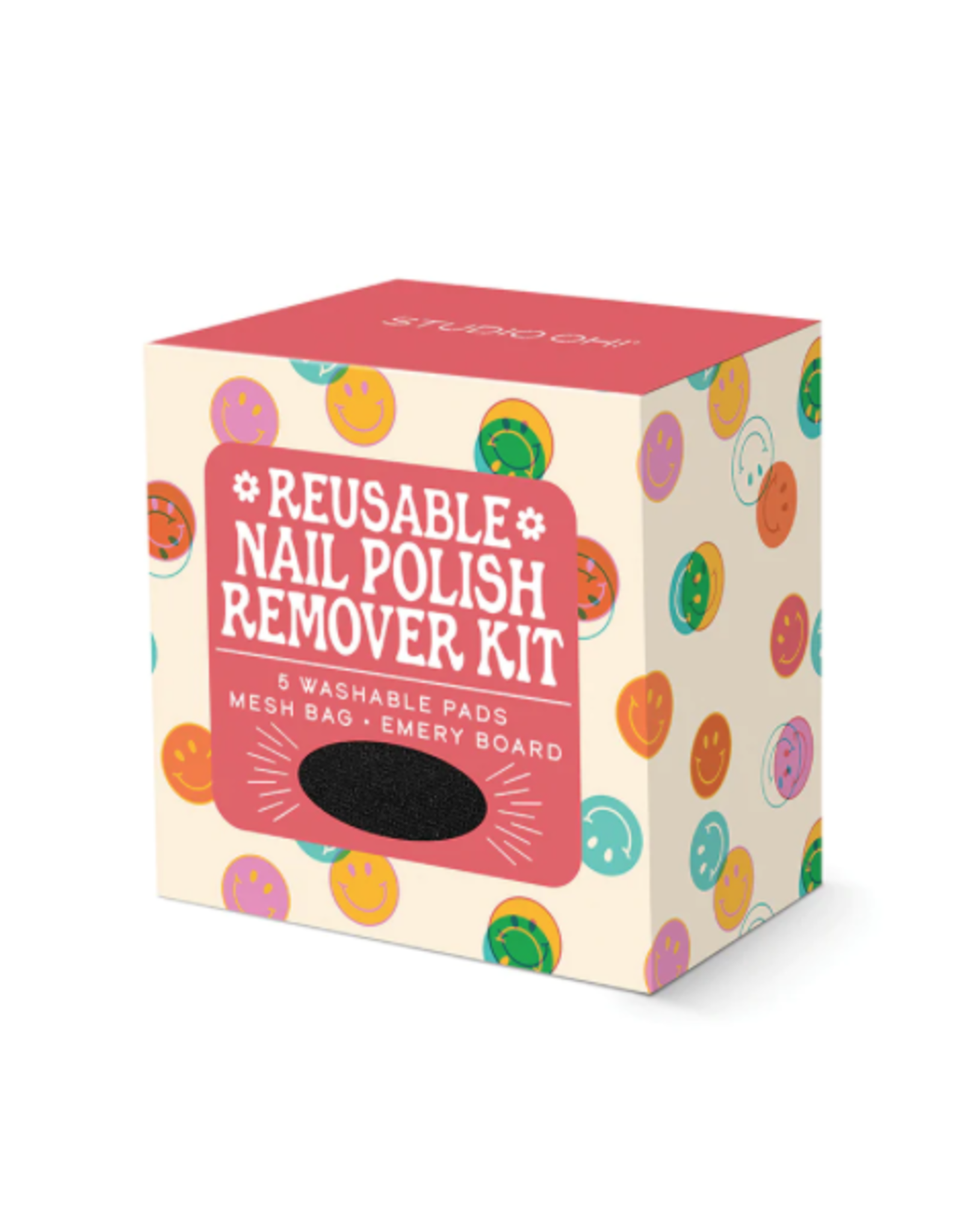 Reusable Nail Polish Remover Kit Happy Vibes