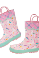 Pink Unicorn Rainboots