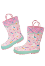 Pink Unicorn Rainboots