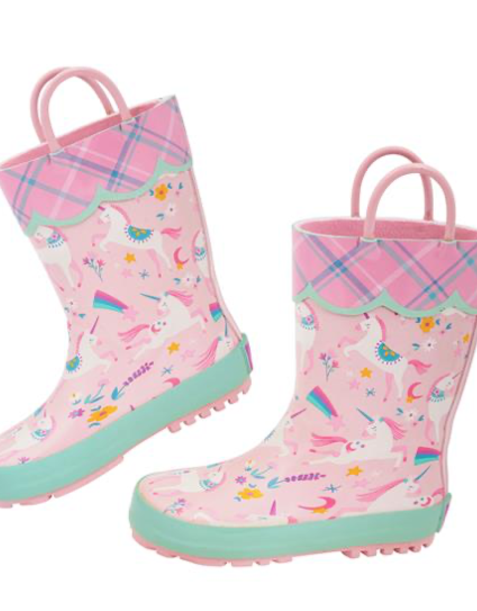 Pink Unicorn Rainboots