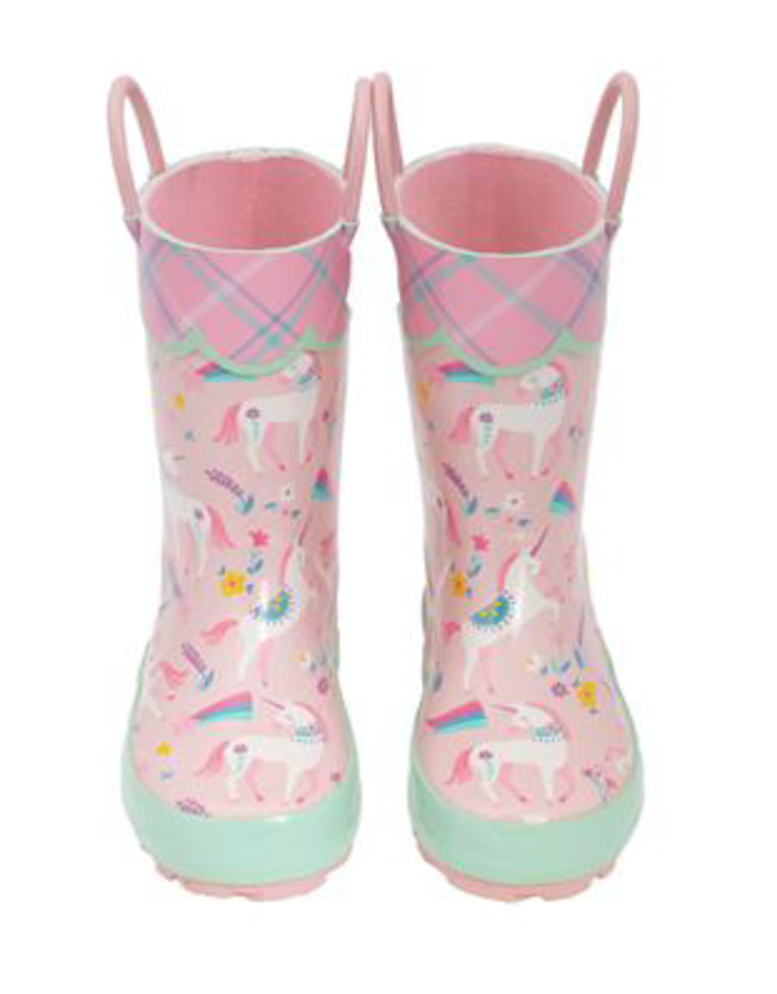 Pink Unicorn Rainboots