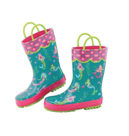 Mermaid All Over Rainboots