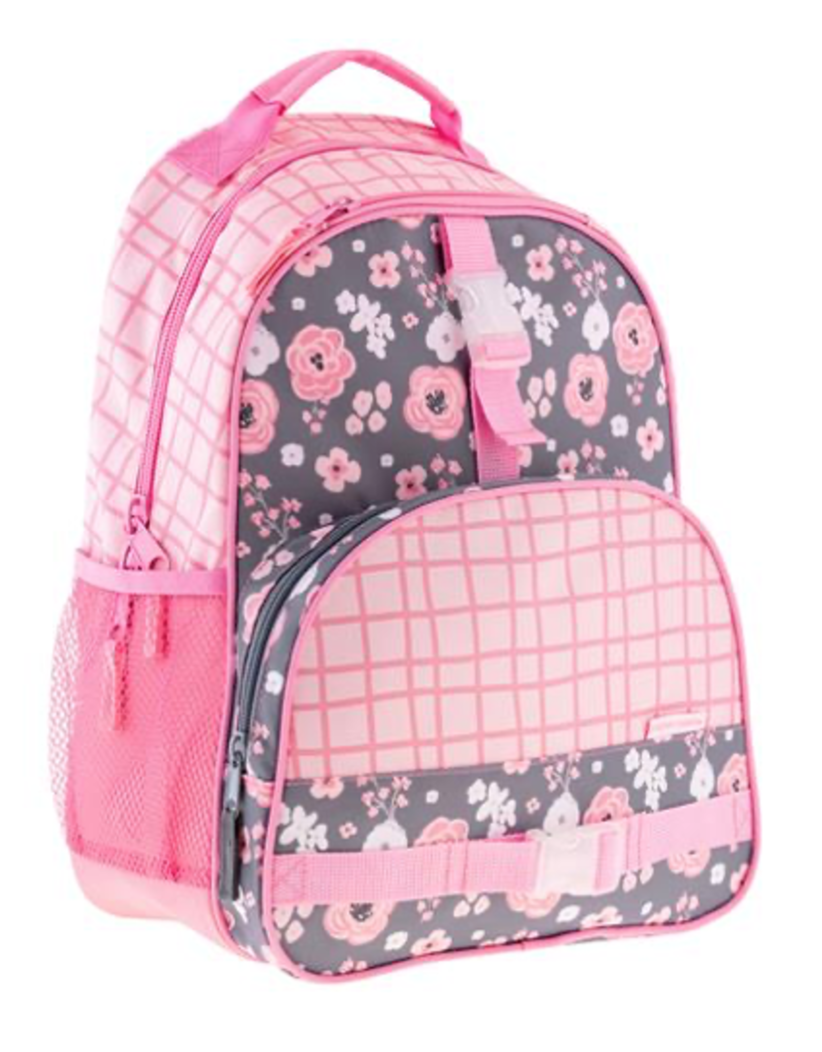 Backpack All Over Print Charcoal Flowers