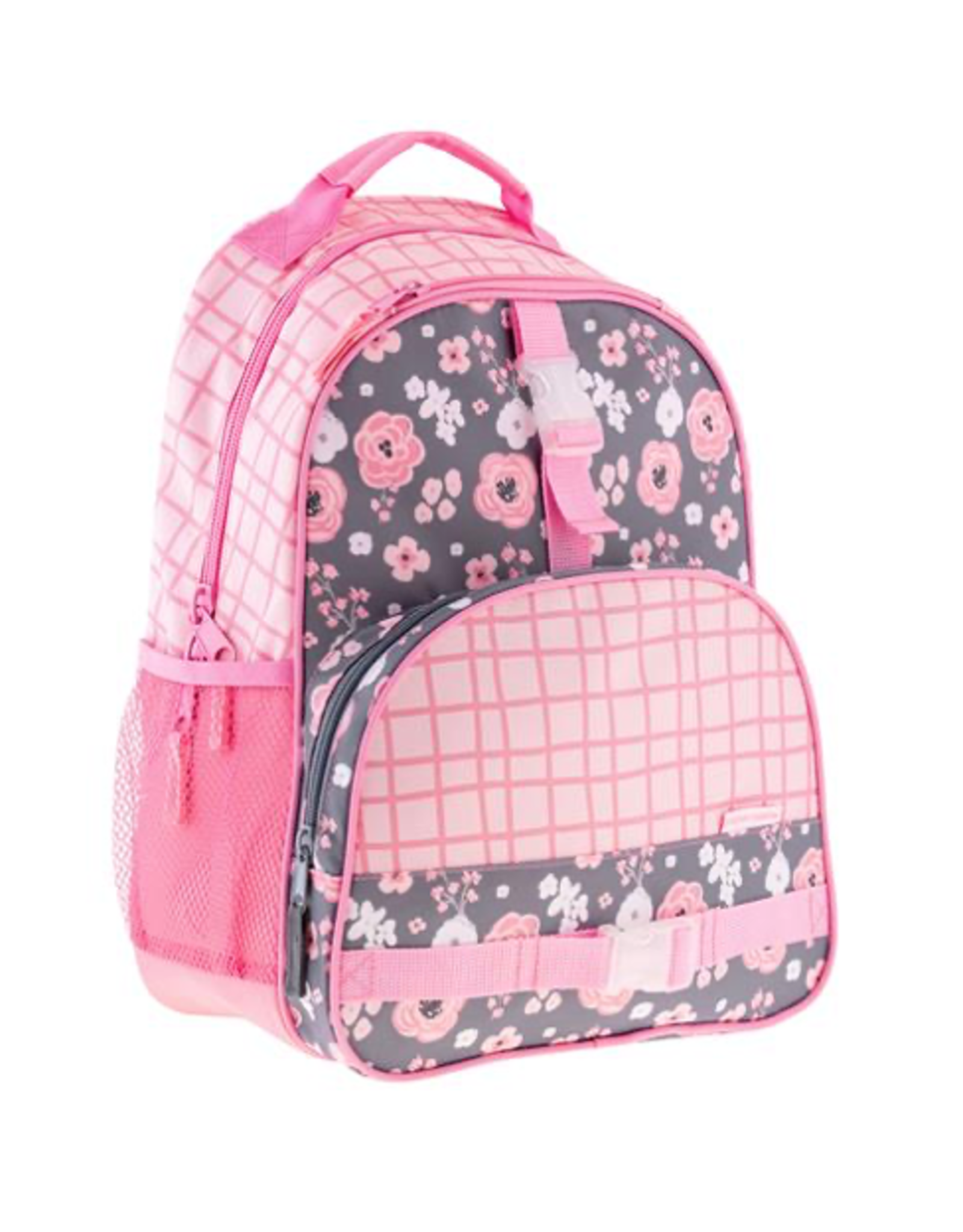 Backpack All Over Print Charcoal Flowers