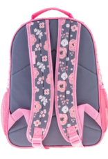Backpack All Over Print Charcoal Flowers