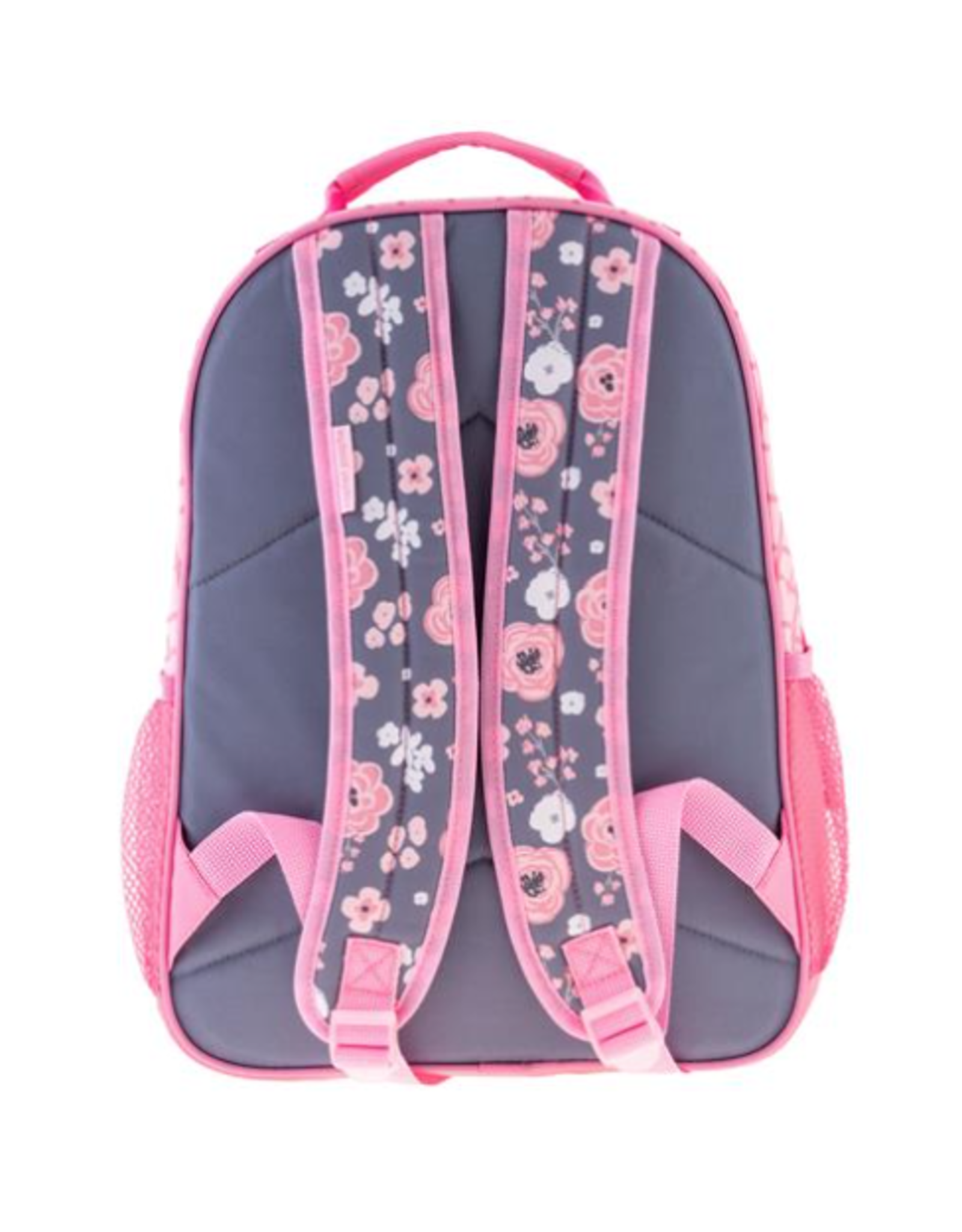 Backpack All Over Print Charcoal Flowers