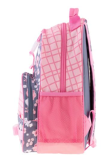 Backpack All Over Print Charcoal Flowers