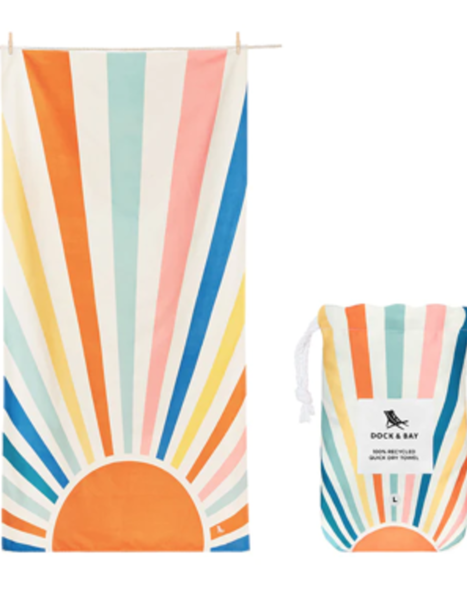 Towel Stripes Go Wild Rising Sun LG