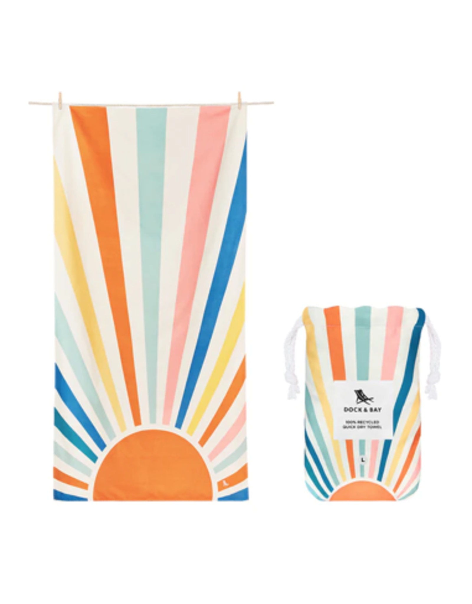 Towel Stripes Go Wild Rising Sun LG