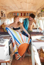 Towel Stripes Go Wild Rising Sun LG