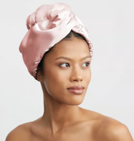 Satin Quick Dry Hair Towel Blush