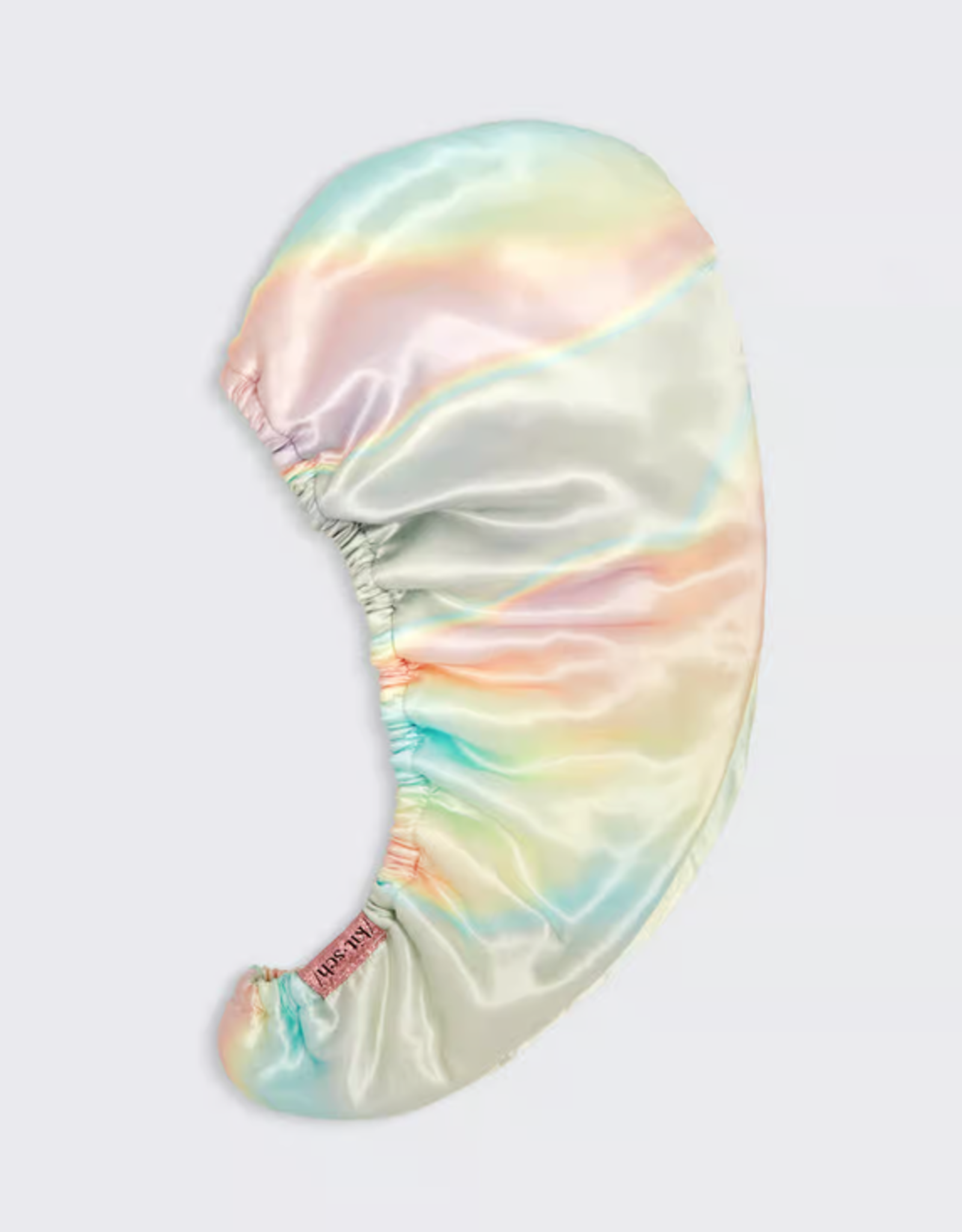 Satin-Wrapped Microfiber Hair Towel Aura