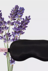 The Lavender Weighted Satin Eye Mask